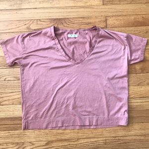 Madewell crop boxy T-shirt